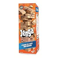 Jenga Giant Family Hardwood Stacking Game (01506-19-noAcc)