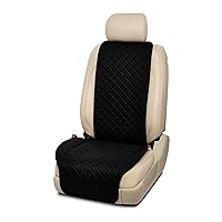 IVICY Linen Car Seat Cover for Cars - Soft & Breathable Front Premium Covers with Non-Slip Protector Universal Fits Most Automotive, Vans, SUVs, Trucks - 1 Unit