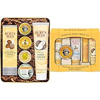 Burt's Bees Easter Basket Stuffers, Classics Gifts Set, 6 Products in Giftable Tin – Cuticle Cream & Easter Basket Stuffers, Essential Everyday Beauty Gifts Set, 5 Travel Size Products
