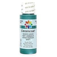Delta Creative Ceramcoat Acrylic Paint in Assorted Colors (2 oz), 2471, Hunter Green