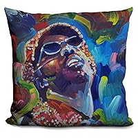 Stevie Wonder Decorative Accent Throw Pillow