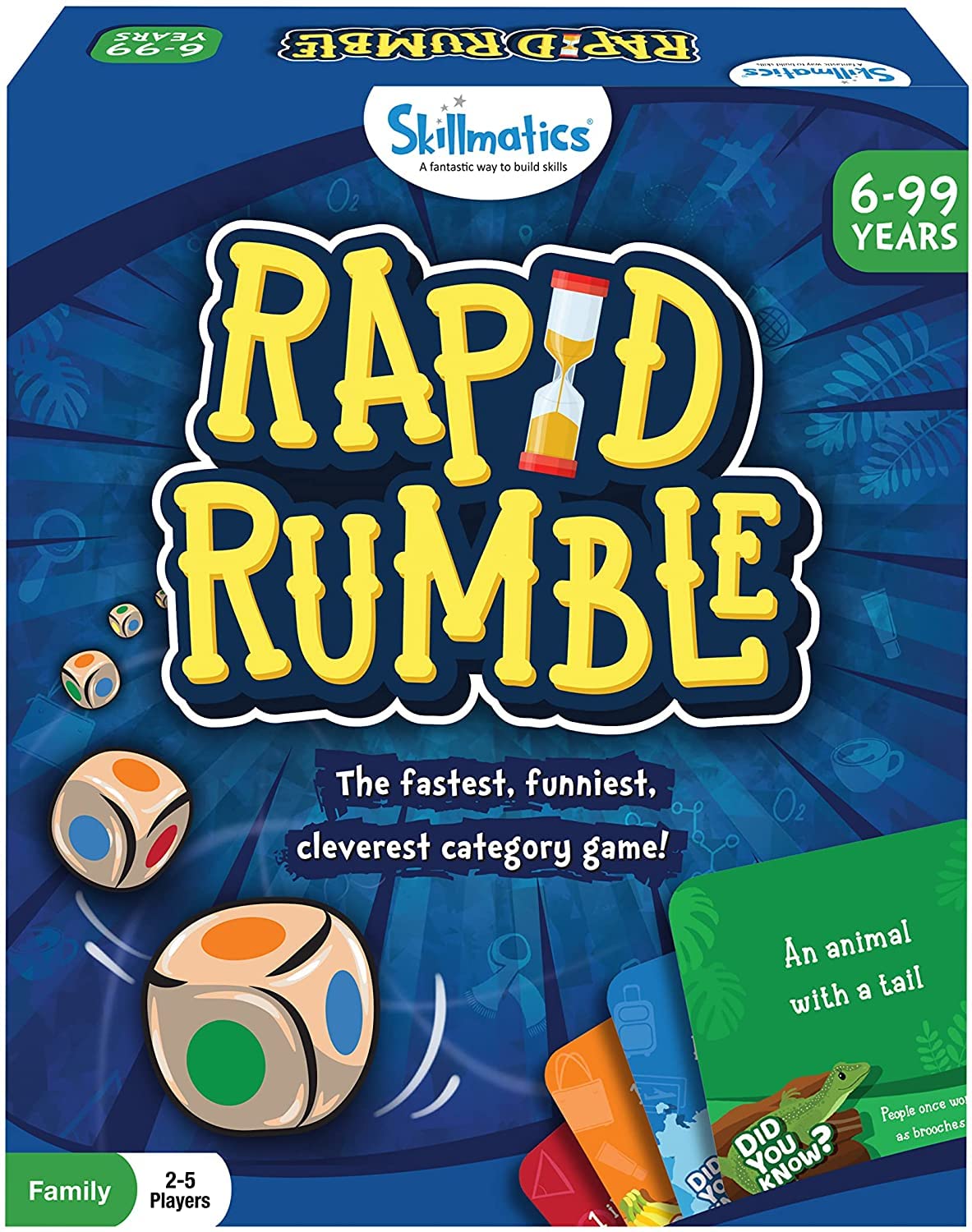 Skillmatics Rapid Rumble + Train of Thought Bundle | Super Fun Family Games | Gifts for Ages 6 and Up