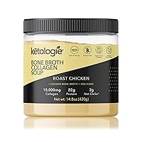 Ketologie Bone Broth Collagen Soup Roast Chicken 420gr