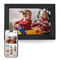 Digital Photo Frame WiFi Smart Digital Picture Frame Free Unlimited Storage Share Photo with Family and Friend via App Email Google Photos Instagram Web Browser Photo Frame Electronic 10.1 Inch