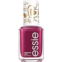 Nail Polish Limited Edition Valentine's Day Collection Plum Nail Color With A Shimmer Finish, Love Is In The Air, 0.46 Oz