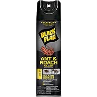 Black Flag Ant & Roach Killer Aerosol, Lemon Scent, 17.5-Ounce, 12-Pack