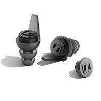 Sennheiser Consumer Audio SoundProtex Earplugs - Reusable Hearing Protection with 2 Interchangeable Filters - High Fidelity Sound at a Safe Volume Level - Black Grey