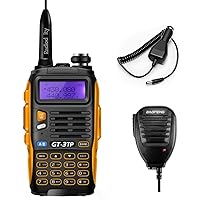 BaoFeng Pofung GT-3TP Mark-III+Speaker Tri-Power 8/4/1W Two-Way Radio with Speaker Mic Included