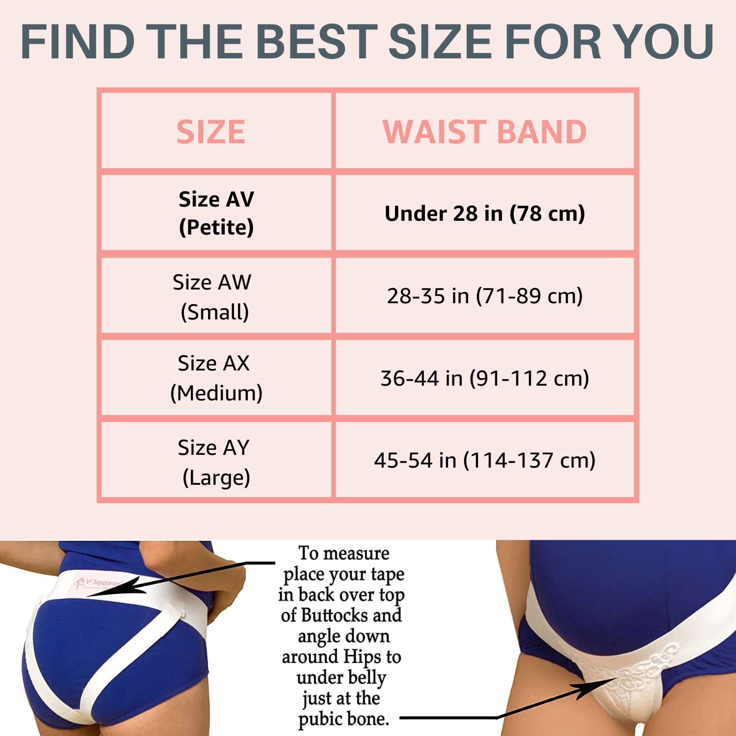 Buy It's You Babe V2 Supporter Maternity Belt, Pelvic Floor Therapy for  Vulvar Varicose Veins, Uterus & Organ Prolapse Support, Reduce Swelling, Compression Therapy & Hernia Belt