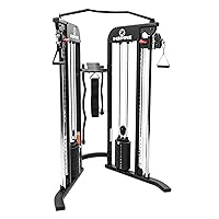 Functional Trainer - Multifunctional Cable Machine Home Gym System - at Home Gym Workout Weight Machine for Strength Training - Full Body Compact Exercise & Fitness Equipment Set