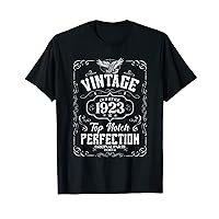 Vintage Old Style 1923 100 Years Old Funny 100th Bday Gifts T-Shirt
