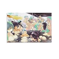 Senran Kagura Anime Posters Adult Game Hot Girls Cartoon Sexy Aesthetic Poster Bathroom Art (2) Poster Decorative Painting Canvas Wall Art Living Room Posters Bedroom Painting 12x18inch(30x45cm)