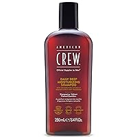American Crew Shampoo for Men, Daily Deep Moisturizer, Naturally Derived, Vegan Formula, Citrus Mint Fragrance, 8.45 Fl Oz