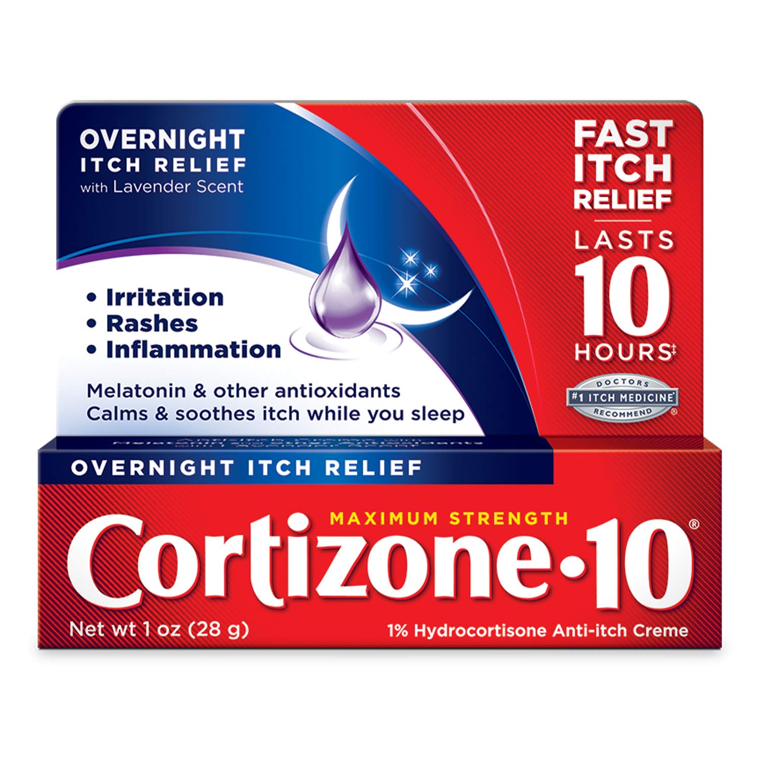 Mua Cortizone 10 Maximum Strength Overnight Itch Relief, Lavender Scent, 1%  Hydrocortisone Anti-Itch Creme, 1 Ounce trên Amazon Mỹ chính hãng 2023 |  Fado
