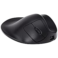 Hippus M2WB-LC Wired Light Click HandShoe Mouse (Right Hand, Medium, Black)