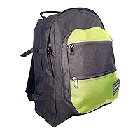 TouCom Laptop Computer Backpack - Made in USA - Black/Yellow