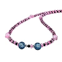 Vatslacreations Exquisite Multi Topaz Gemstone Choker: Natural Black Spinel Necklace with 3-4mm Rondelle Faceted Beads | Handmade 925 Silver Jewelry - Elegant Gift for Ladies