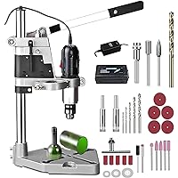 Electric Glass Bottle Cutter with Double Chuck Stand, 36Pcs Cutter Tool Kit Tool for Drilling, Sanding, Polishing and Cutting Wine Bottles