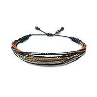 Boys Surfer Bracelet String Rope Handmade Kids and Teens Friendship Jewelry Size Adjustable for Young Children and Teenage Boys