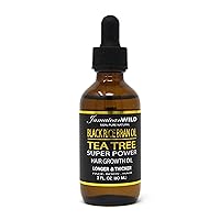 Pure Jamaican Wild Black Rice Bran Oil Tea Tree 2 oz / 60 ml