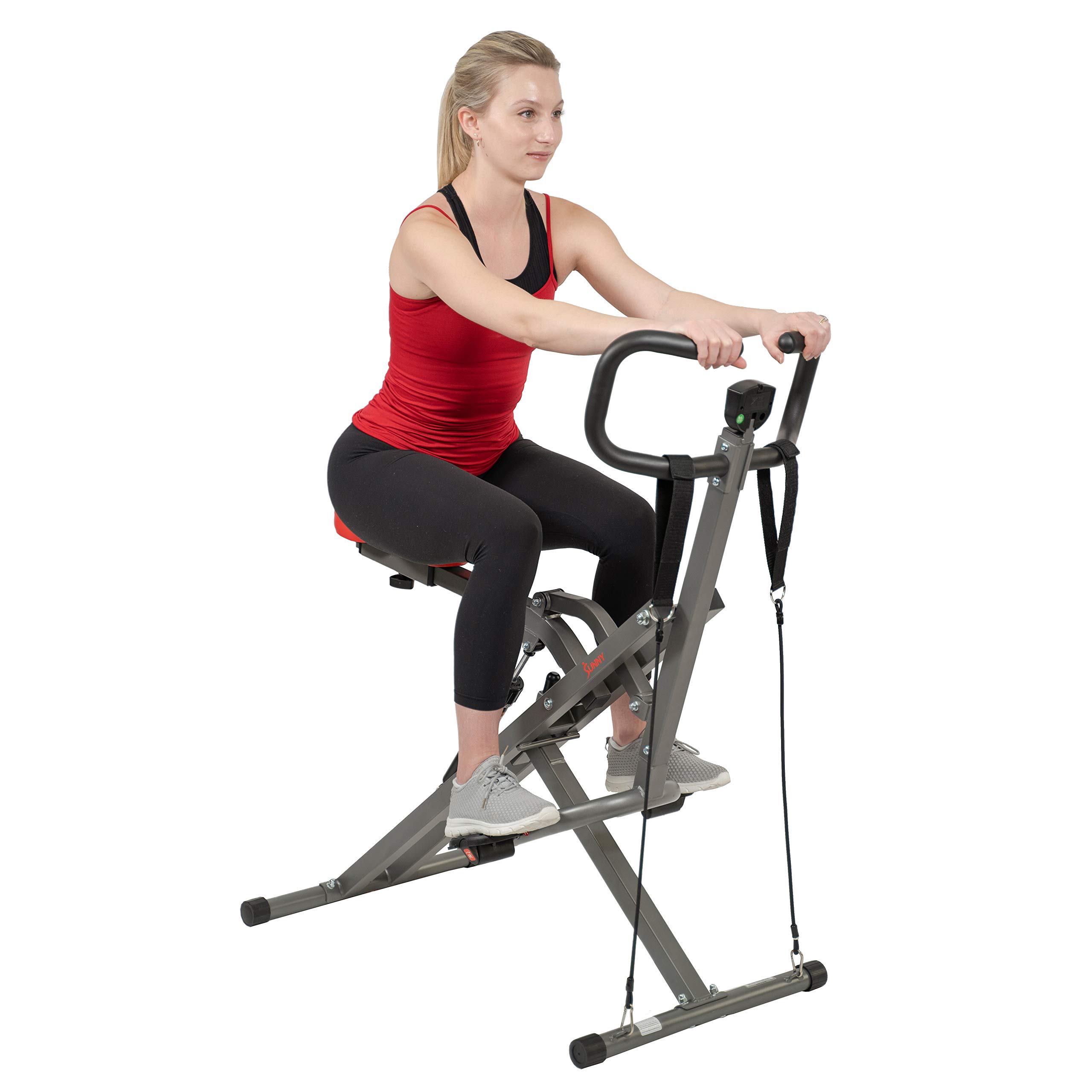 Sunny Health & Fitness Row-N-Ride® PRO Squat Assist Trainer, 300 LB. Capacity - SF-A020052