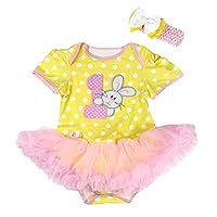 Petitebella Bunny 1st Baby Dress Nb-18m