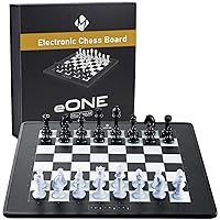 Electronic Chess Board Set - Play Online - USB and Bluetooth Enabled - Autosensing Moves - AI Chess Board - Kids & Adults - Real Chess Pieces - Smart Chess Board - LCD Display - by Millennium Chess
