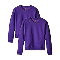 Hanes Girls Hanes Girls' Fleece Sweatshirt (2-Pack)
