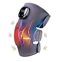 Knee Massager with Heat Adjustable Straps Pain Relief Ideal for Knee Relex