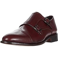Roosevelt II Double Monk Strap Dress Shoes for Men | Double Side Strap | Goodyear Welt Construction | Recraftable Leather Sole | Full Grain Calfskin Leather Upper
