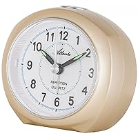 Atlanta 1593/9 Quartz alarm clock, light, no Tick noise