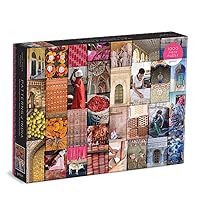 Galison Patterns of India: A Journey Through Colors, Textiles and The Vibrancy of Rajasthan Puzzle, 1000 Pieces, 27” x 20” – Difficult Jigsaw Puzzle with Stunning Artwork