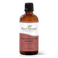 Plant Therapy Frankincense Serrata Essential Oil 100% Pure, Undiluted, Natural Aromatherapy, Therapeutic Grade 100 mL (3.3 oz)