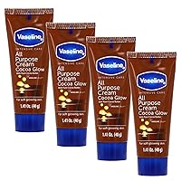 All Purpose Cream Cocoa Glow, with Pure Cocoa Butter, 4-Pack, 1.41 FL Oz Each, 4 Tubes