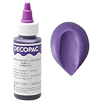 DecoPac Purple All-Natural Premium Gel Color 2oz