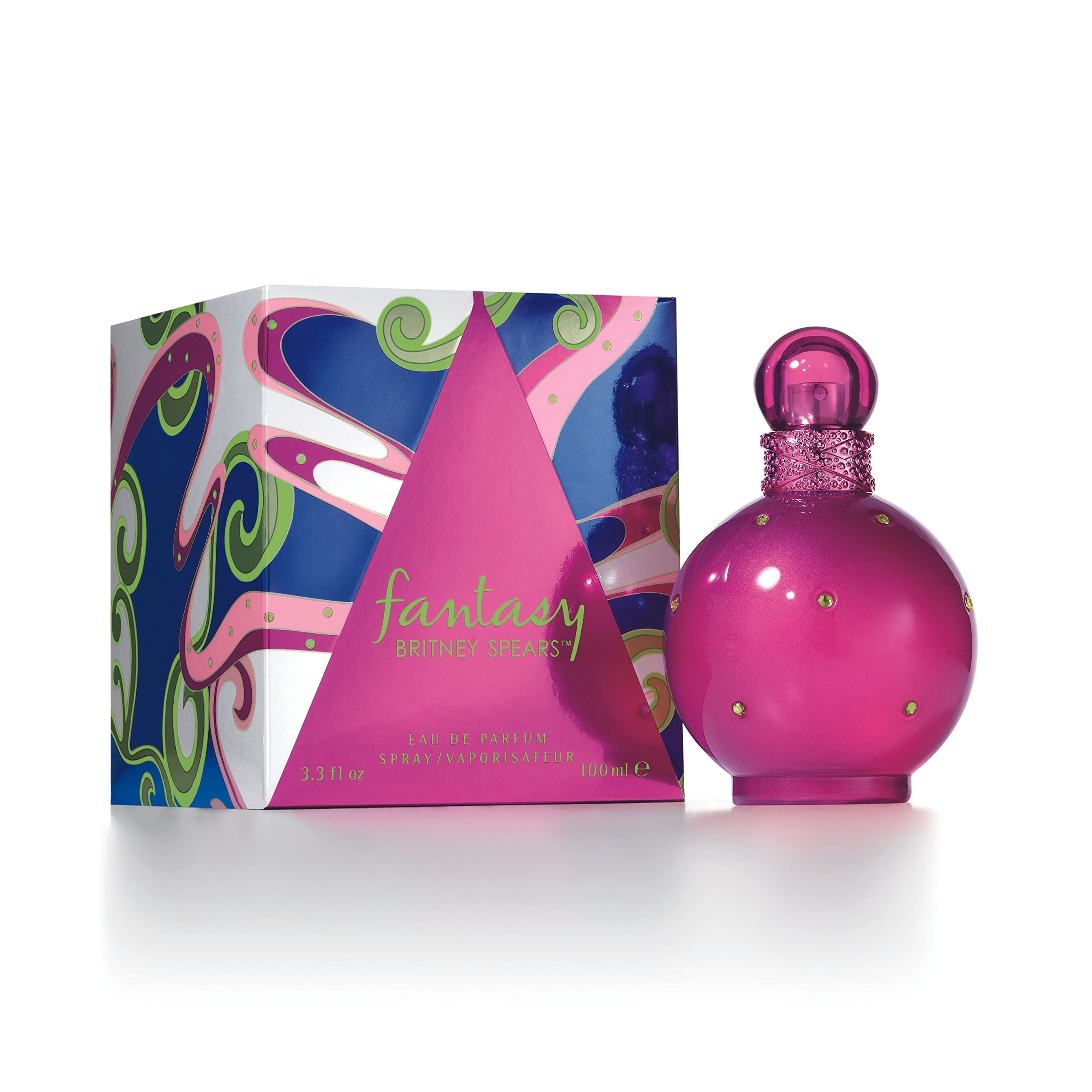 Britney Spears Women's Perfume, Fantasy, Eau De Parfum EDP Spray for Women, 3.3 Fl Oz