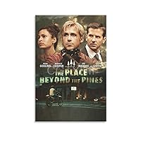 TYWSDBV The Place Beyond The Pines Movie Poster Promotional Poster Retro Poster 1 Canvas Painting Wall Art Poster for Bedroom Living Room Decor 16x24inch(40x60cm) Unframe-style