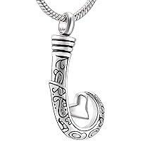Boys' Necklacesjewellery for Men Classic Stainless Steel Single Wing Keepsake Memorial Urn Necklace Angel Wing Cremation Jewelry for Human Ash