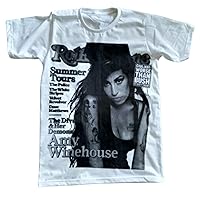HOPE & FAITH Unisex Amy Winehouse T-Shirt Short Sleeve Mens Womens