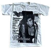 Unisex Amy Winehouse T-Shirt Short Sleeve Mens Womens