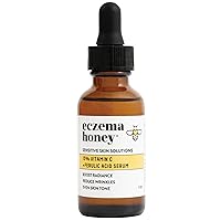 ECZEMA HONEY 15% Vitamin C + Ferulic Acid Serum - Anti Aging Skin Care Products - Face Oil for Eczema, Dry & Sensitive Skin (1 Oz)