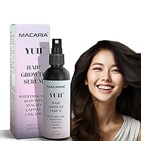 Macaria Yuii Procapil Hair Growth Serum with Redensyl & Capixyl, for Anti Thinning & Hair Loss, with Advanced Anagain & Baicapil, Infused with Essential Vitamins & Saw Palmetto, for Men & Women, 2 Fl