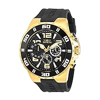 Invicta Men's 30939 Pro Diver Quartz Chronograph Dial Watch (One Size, Black)