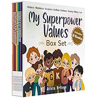My Superpower Values 8 Book Box Set (Books 1-8: Kindness, Mindfulness, Acceptance, Gratitude, Confidence, Honesty, Patience, and Love) My Superpower Values 8 Book Box Set (Books 1-8: Kindness, Mindfulness, Acceptance, Gratitude, Confidence, Honesty, Patience, and Love) Paperback