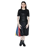 Midnight Glamour Women's Black Leather Dress | Elegant & Chic - Perfect for Special Occasions