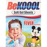 Be Koool Be Koool Soft Gel Sheets For Kids, 4 Count (Pack of 1)