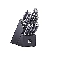 HENCKELS Graphite Razor-Sharp 13-pc Knife Set German Engineered Informed by 100+ Years of Mastery, Chefs Knife, Black/Stainless
