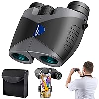 15x30 Compact Binoculars for Adults and Kids with Upgraded Phone Adapter, Super Bright High Power Binoculars with Clear Low Light Vision, Lightweight Binoculars for Bird Watching Travel Sightseeing