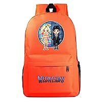Wednesday Addams Lightweight Bookbag Canvas Casual Daypacks Wear Resistant Knapsack for Travel,Outdoors