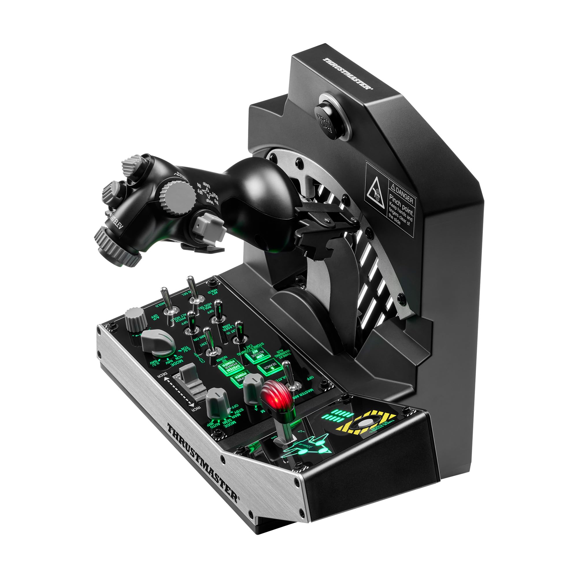 Thrustmaster Viper TQS Mission Pack: Metal Throttle Quadrant System, Throttle and Control Panel Included, 64 Action Buttons, 6 Axes, Licensed by the U.S. Air Force (PC)